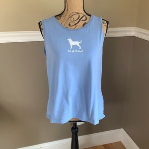 The Black Dog Life off the Leash Sleeveless Sz. M